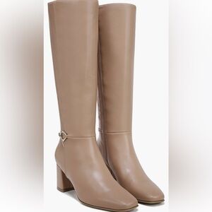 Naturalizer Waylon Tall Boot in Taupe Smooth Synthetic
